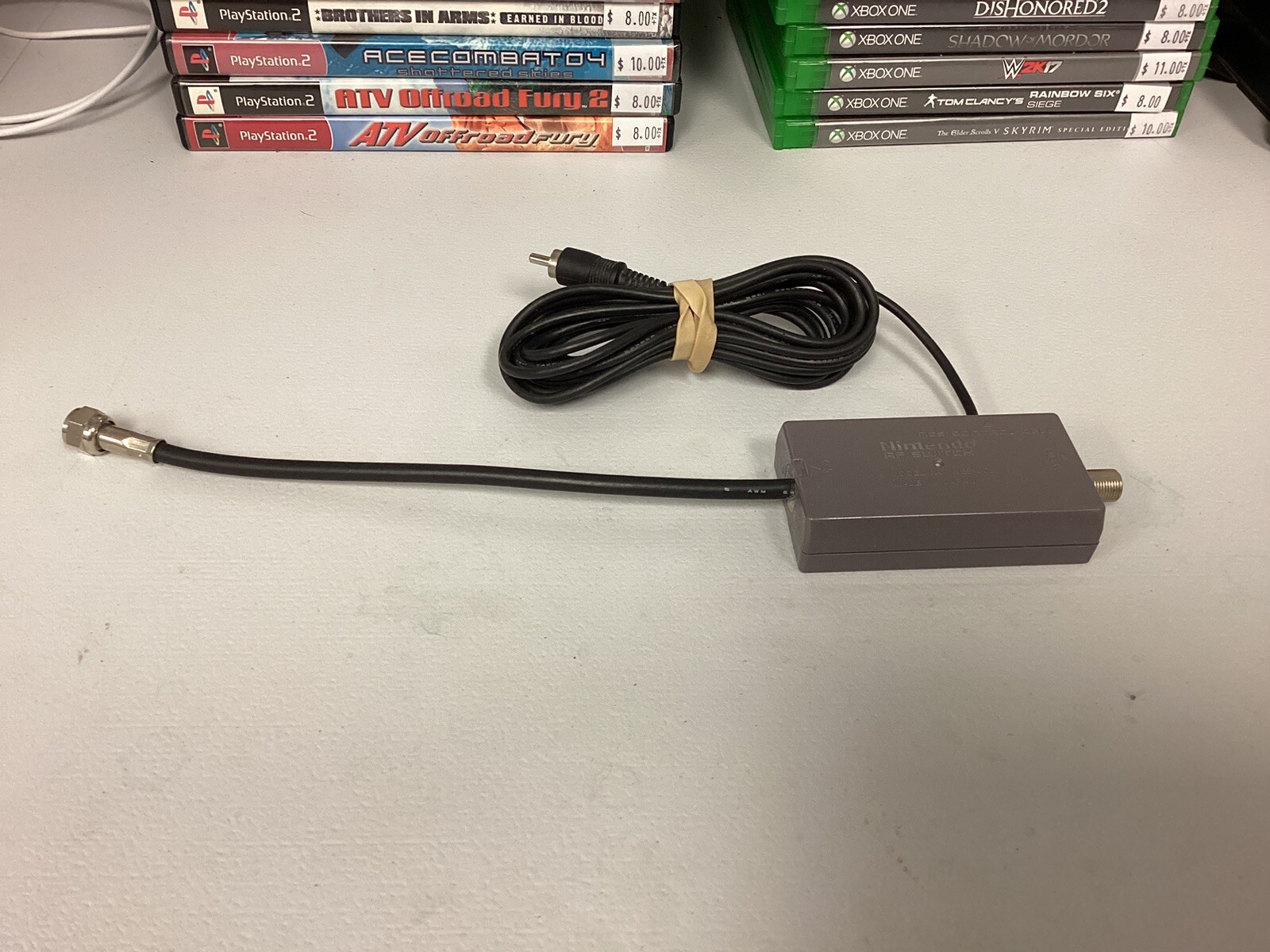 Nintendo NES SNES RF Switch Cable Adapter NES-003 Official OEM