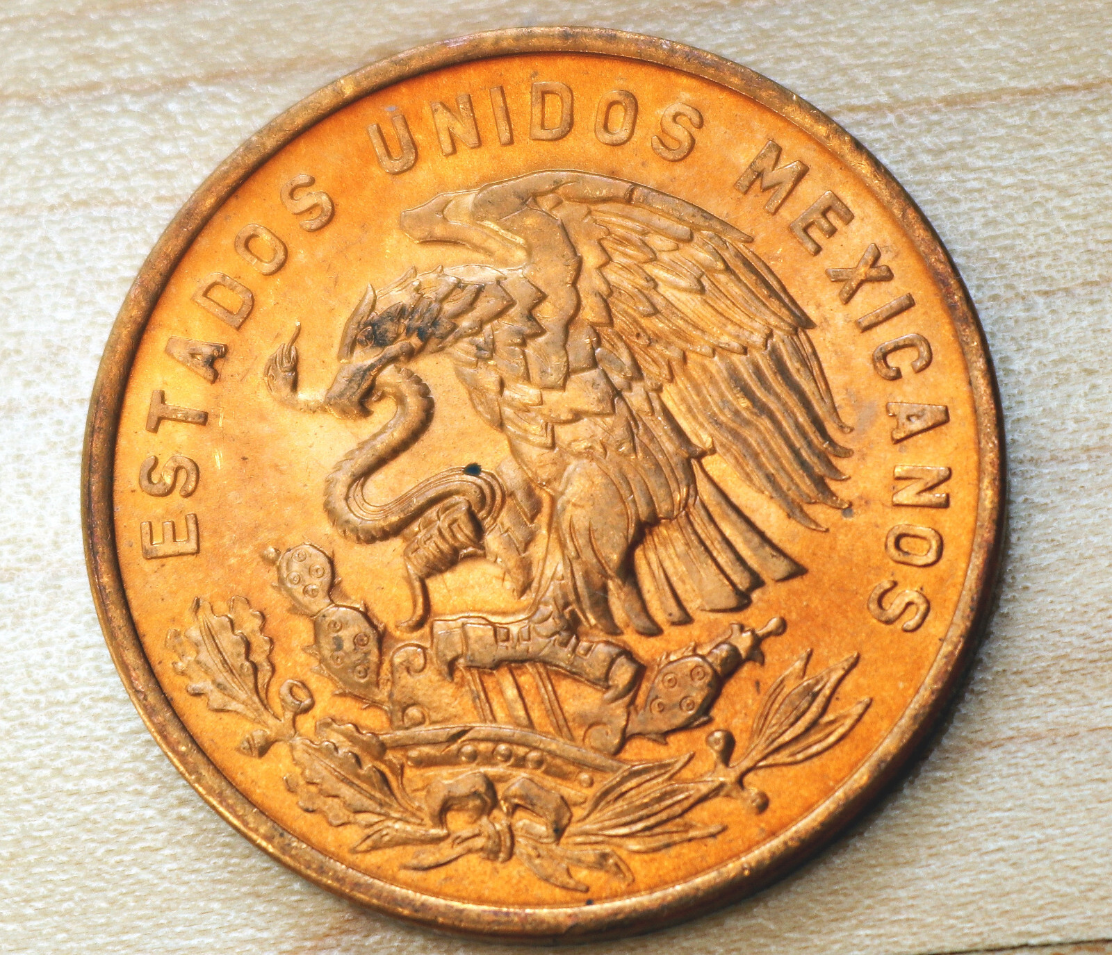 1970 Mexico 20 Centavos Unc.