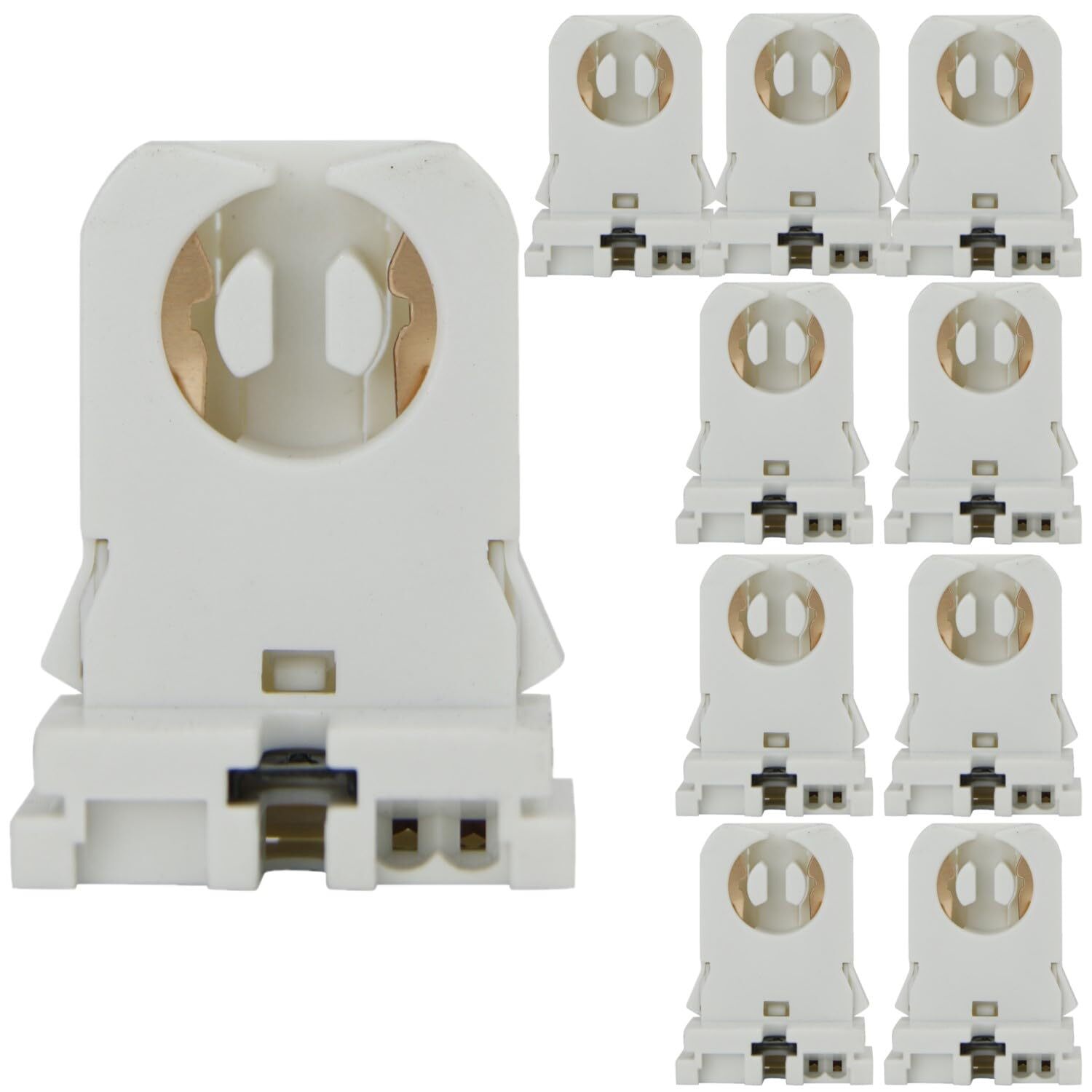 10Pack E815 T8 Instant Start Shunted Lamp for LED Fluorescent Tube Light, White