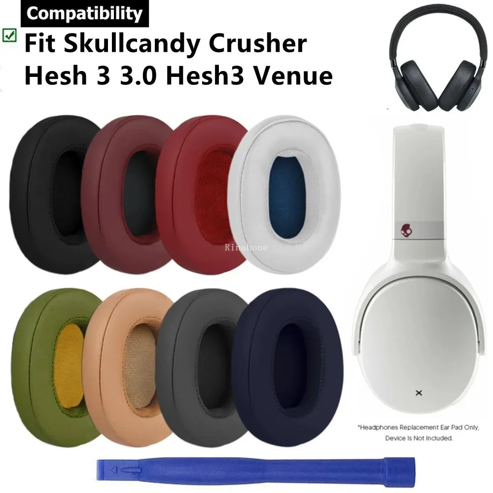 Replacement Ear Pads For Skullcandy Crusher Hesh 3 3.0 Hesh3 Venue Wireless ANC