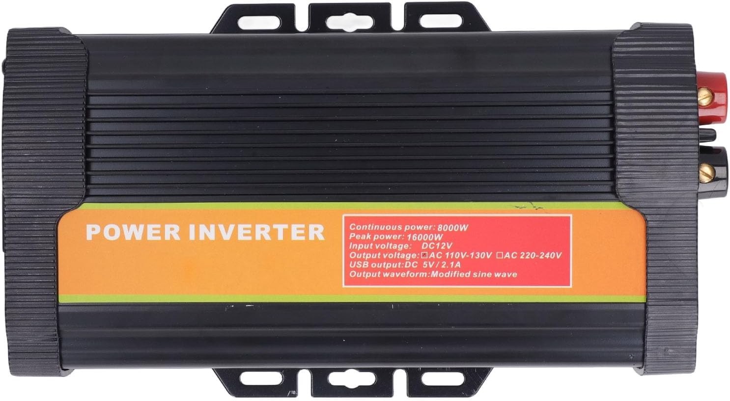8000W Modified Sine Wave Inverter 12V to 110V DC to AC Power Inverter with Cooli