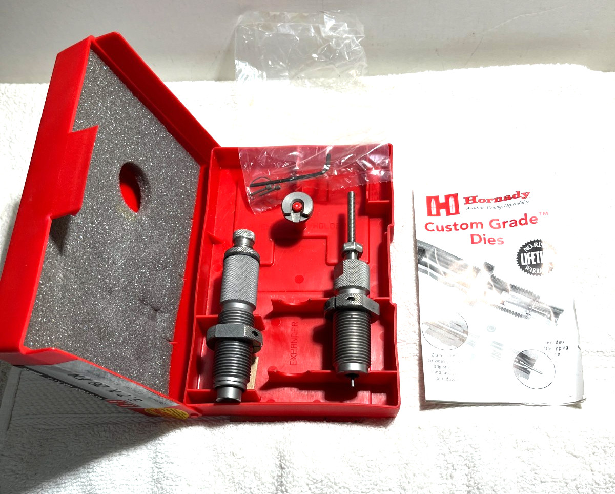 Hornady P/N 546203 5.7x28 FN 2 Die Set & Box Reloading Dies