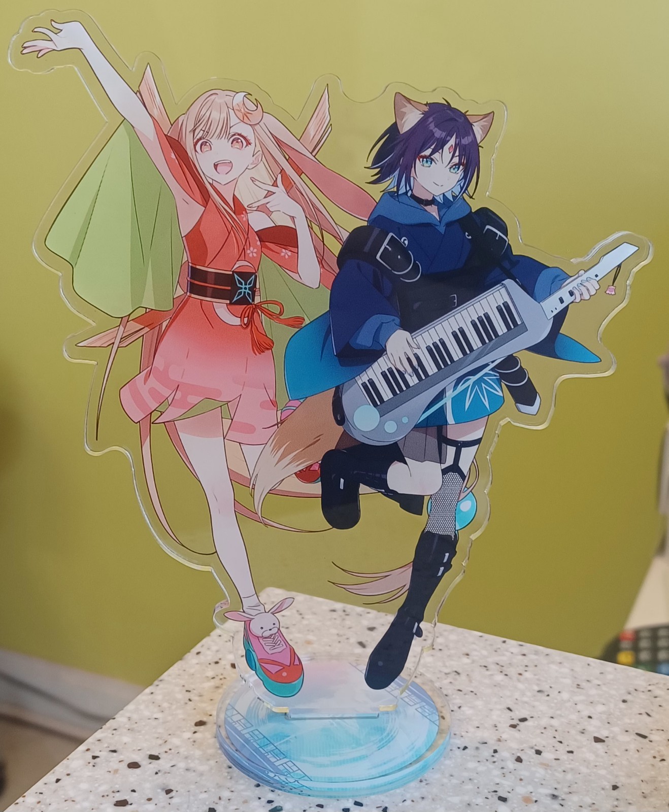 Cosmic Princess Kaguya Acrylic Stand Figure Iroha Sakayori & Kaguya 15cm New