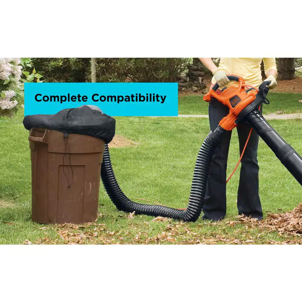 Leaf Collection System Attachment for Corded BLACK+DECKER 2-In-1 Leaf Blower/Vac