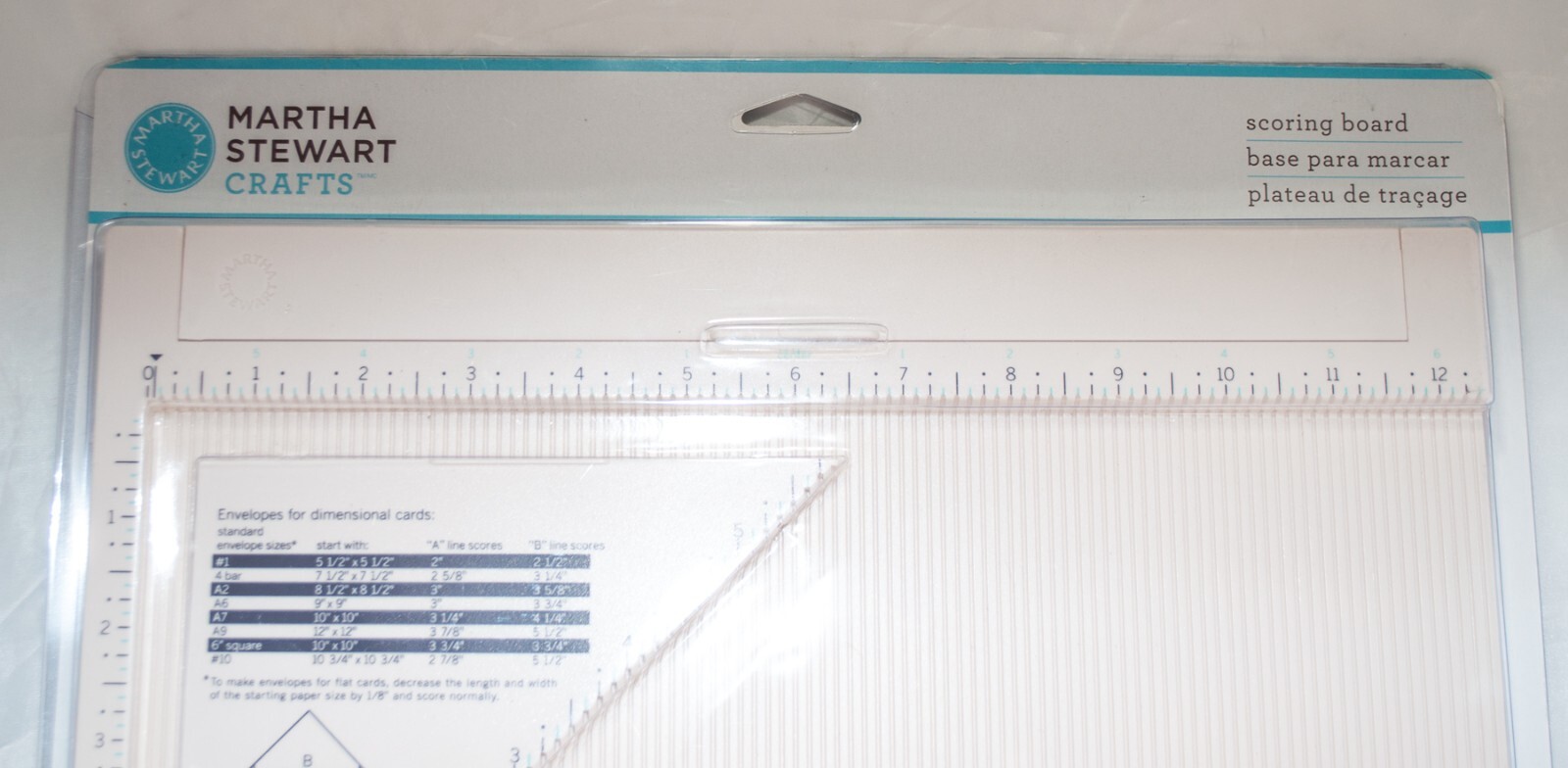 Martha Stewart Crafts 3 Piece Scoring Board & Envelope Maker NEW