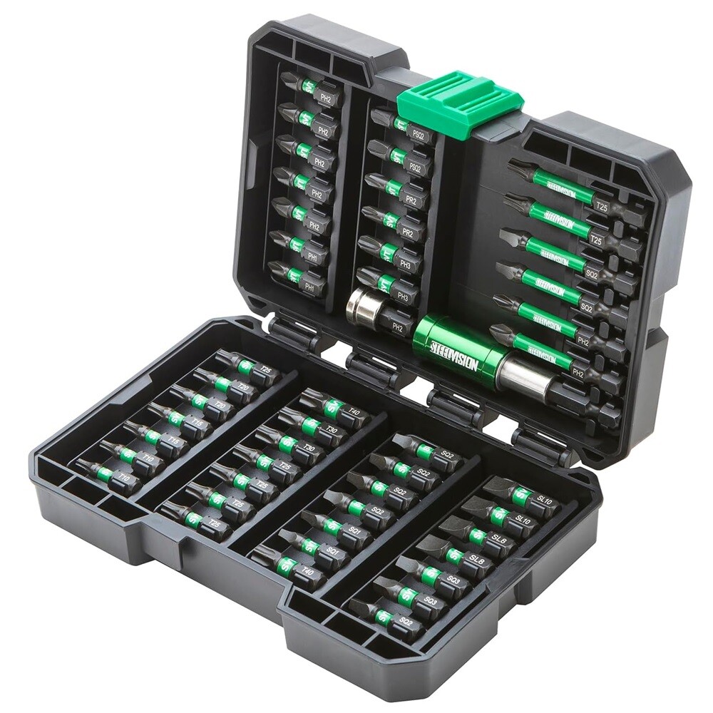 Steel Vision Tools 85pc Impact Torsion Bit Set for Impact Driver