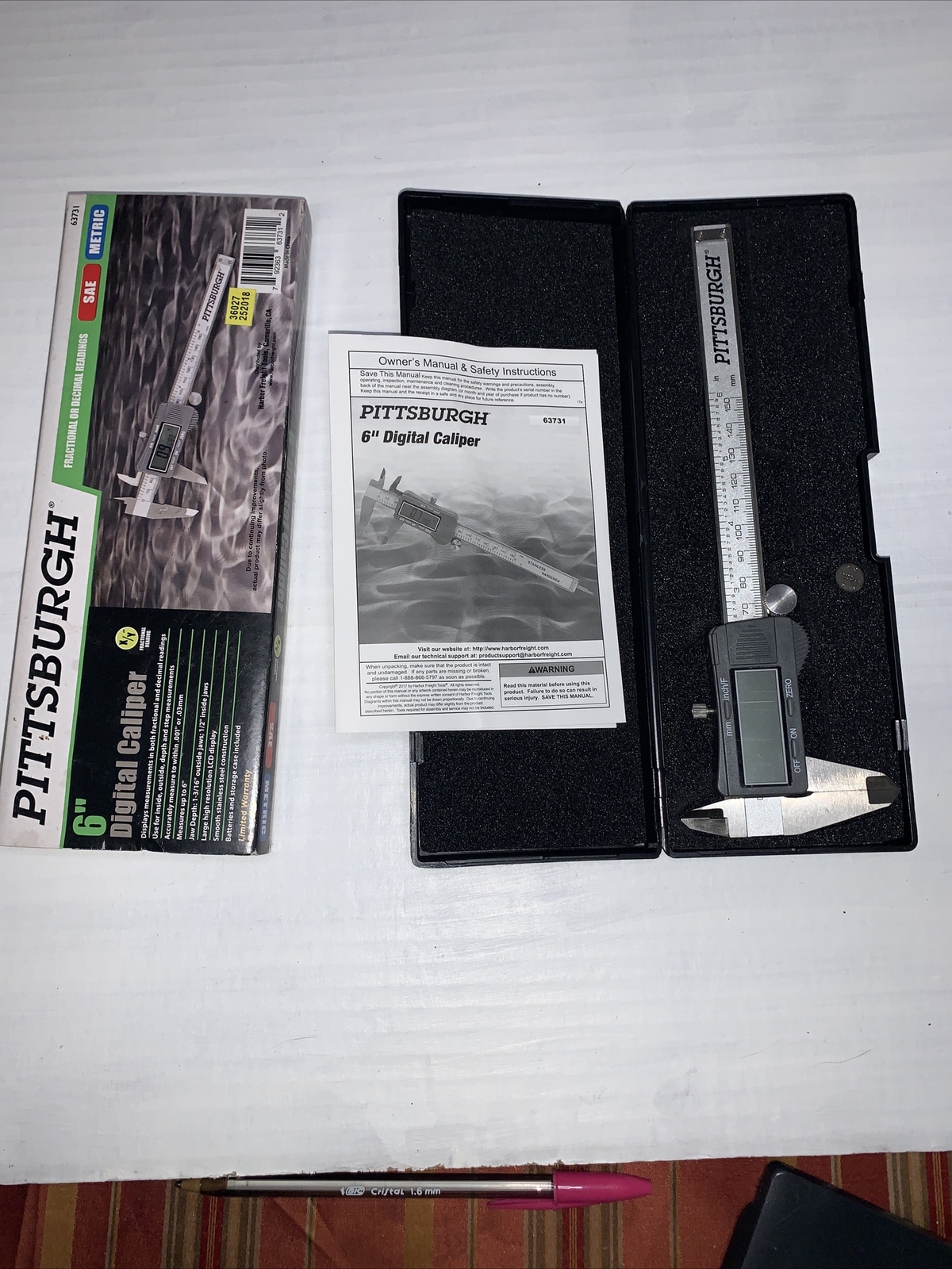 Pittsburgh 6” Digital Caliper I