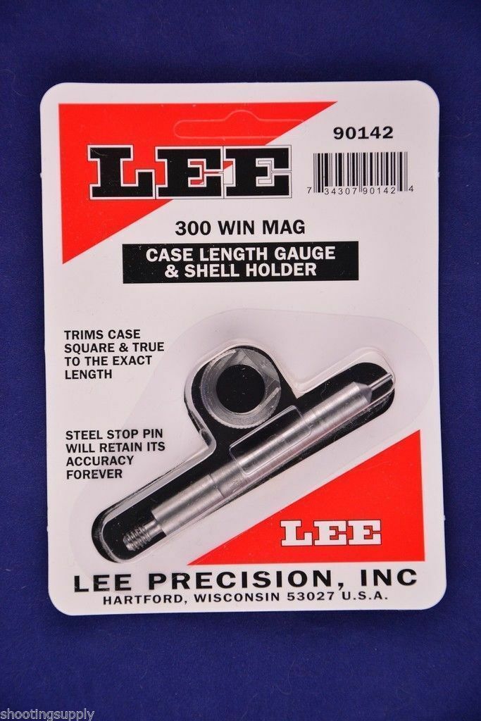 Lee Case Length Gauge & Shell Holder 300 Win Mag 300 Winchester Magnum #90142