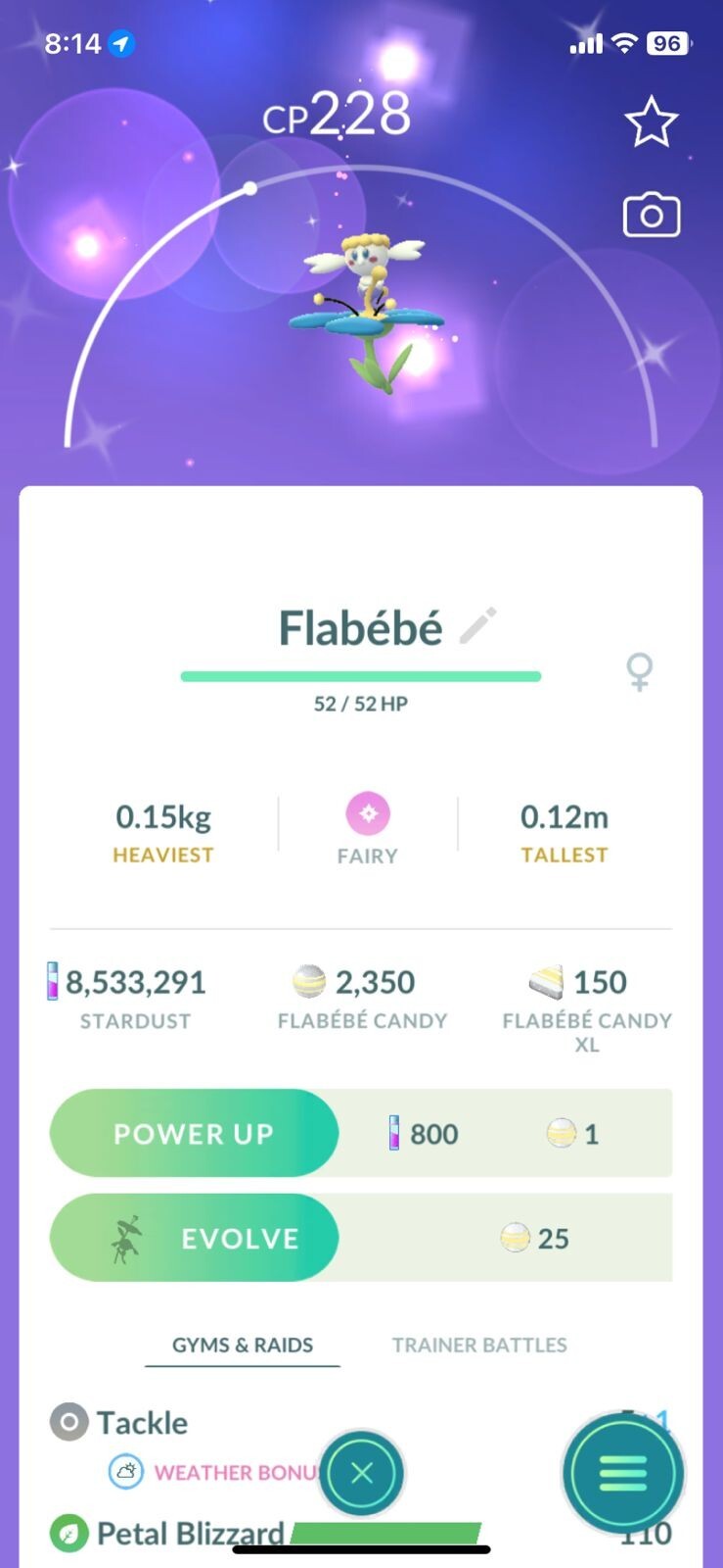 AMAZING!!! ✨ SHINY BLUE FLABEBE!!! ✨ - PKMN GO!!! - NOT REGISTERED!!!