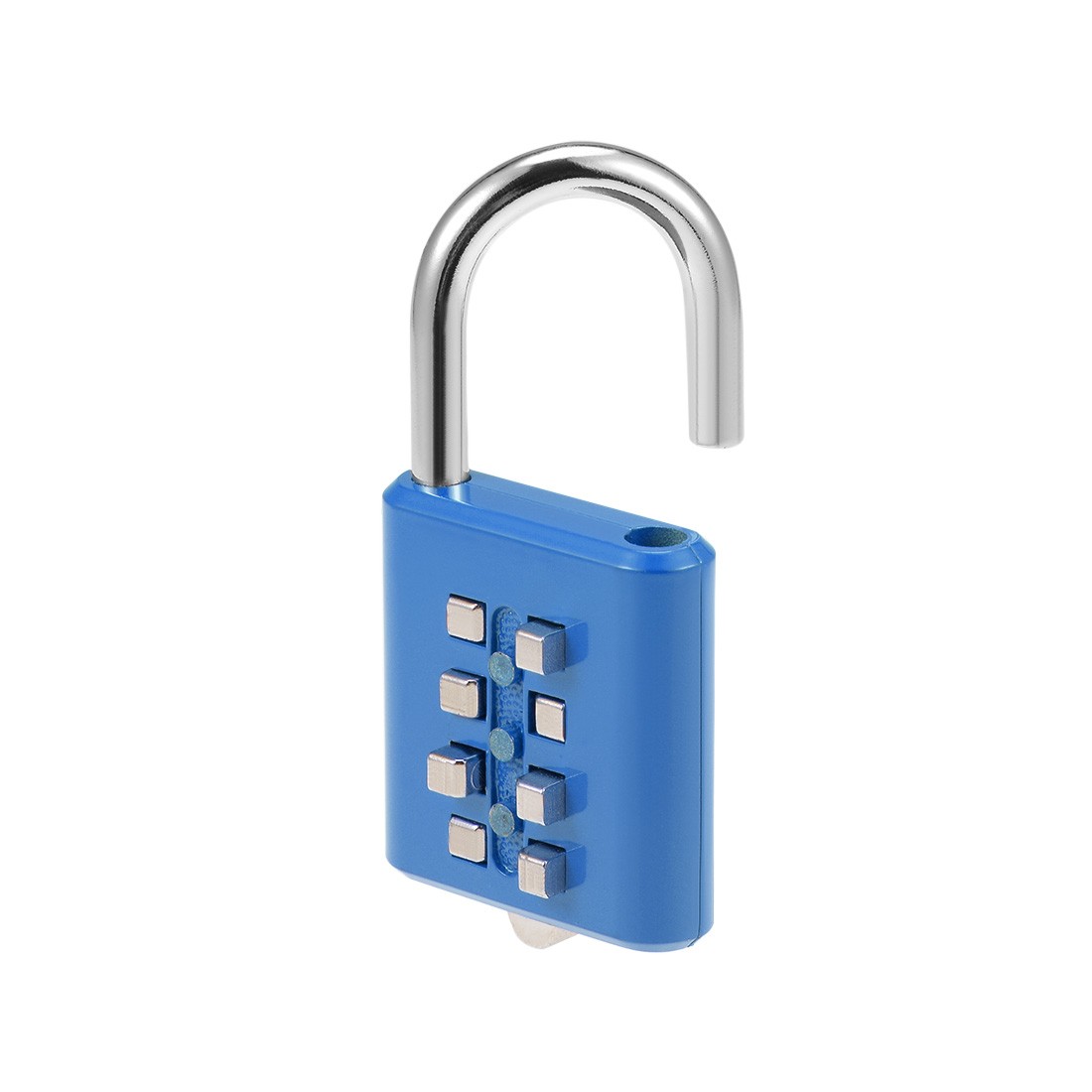 8-Digit Combination Padlock Push Button Lock for Locker Cabinet Blue