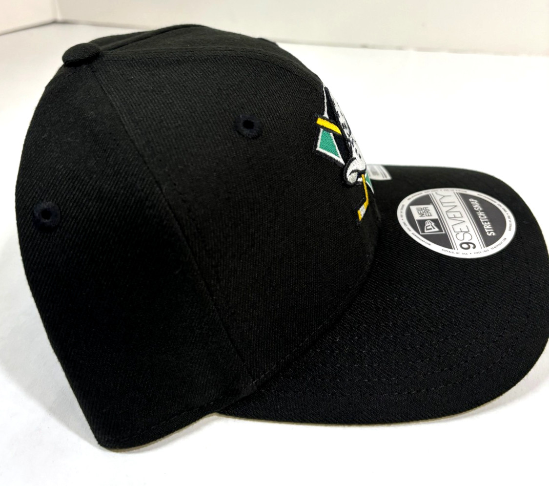 Anaheim Ducks NHL NE Stretch-Snap Snapback Hat~ Black