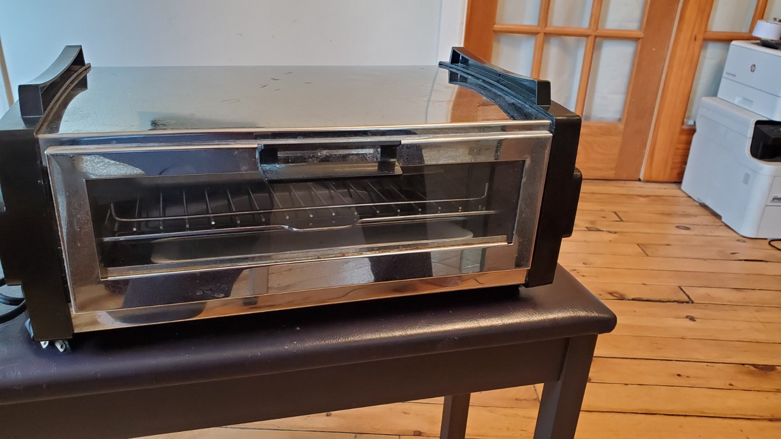 Vintage Chrome Toastmaster Oven/Broiler 5233-1 Reversible Excellent (LOC R10 P3)