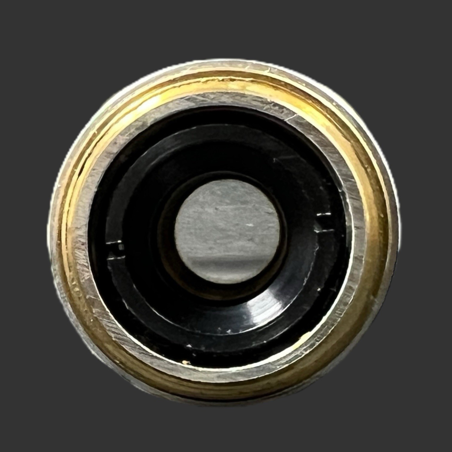 AO American Optical 10/.25 Plan Achro Microscope Objective Lens Cat.1019 Austria