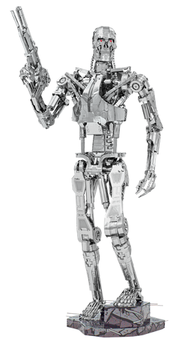 Fascinations Premium ICONX Terminator T-800 Endoskeleton Metal Earth Model Kit