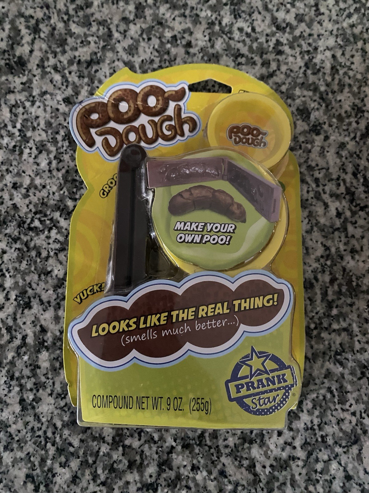 Prank Star Poo Dough Play Dough Make Your Own Poo Mold 3 Cans Brown Dough