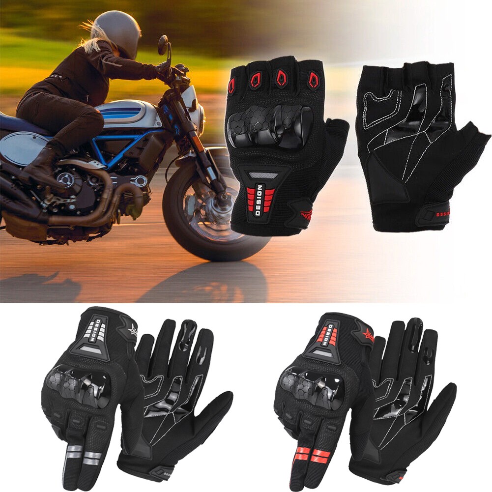 Half / Full Finger Gloves Motorcycle Touch Screen Cycling Riding MTB Gloves US