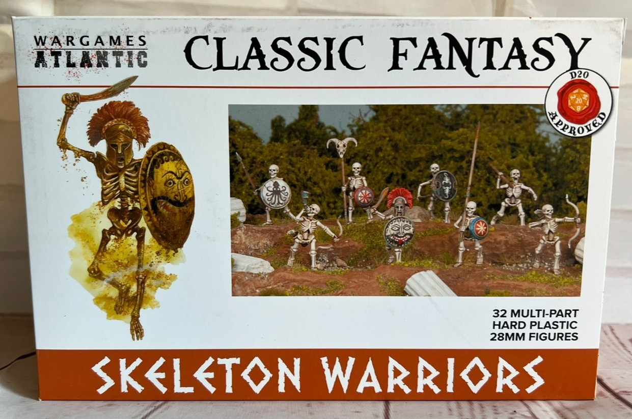 Wargames Atlantic - Classic Fantasy -  Skeleton Warriors - WAACF001