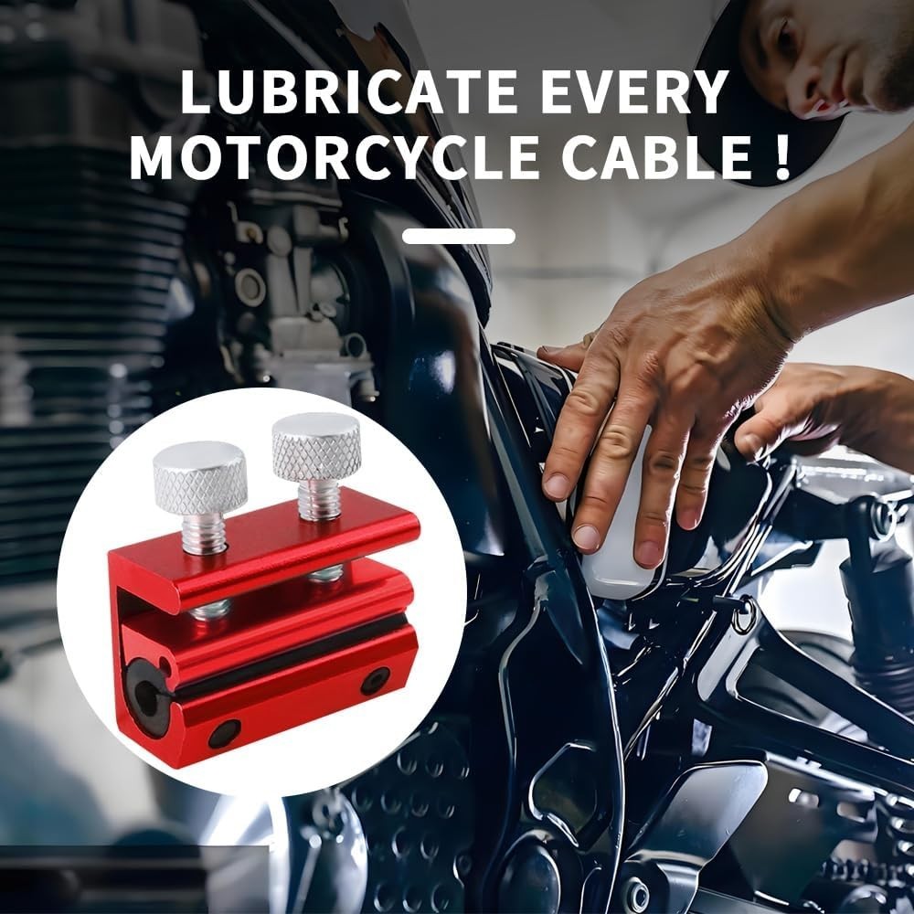 DoubleHeaded Motorcycle Cable Luber Tool for Brake Cable Lubrication,Cable Lu...