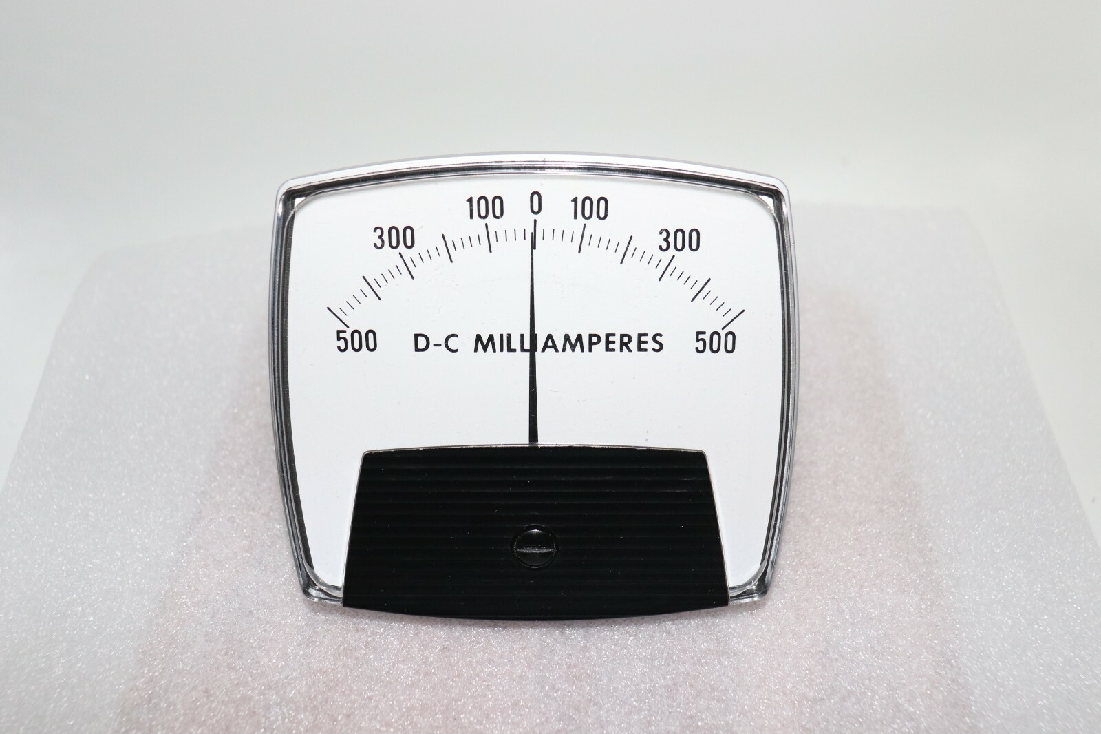 GE 0-500 +/- D-C MILLIAMPERES Panel Meter Gauge