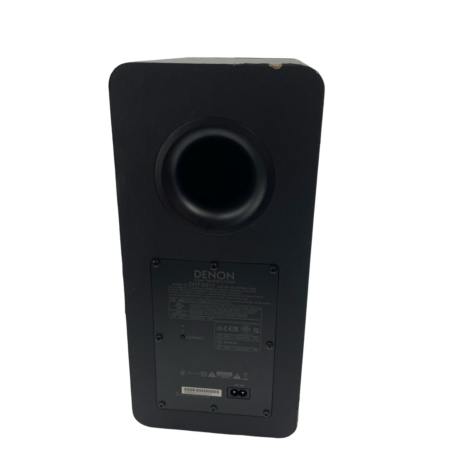 Denon Model: DHT-S517 Subwoofer Only - Black #SC6789 (AR)