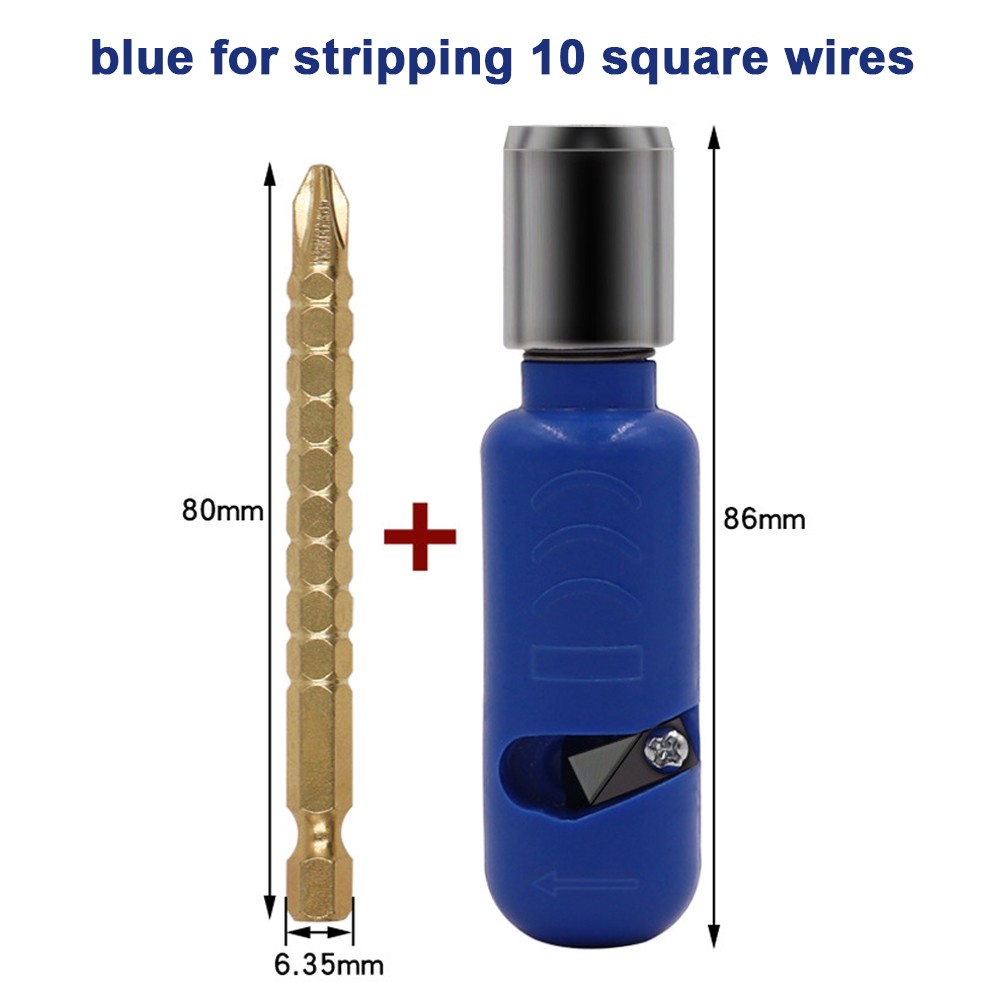 Handheld Electric Drill Wire Stripper Fast Wire Stripping Tool Electric KUTQ
