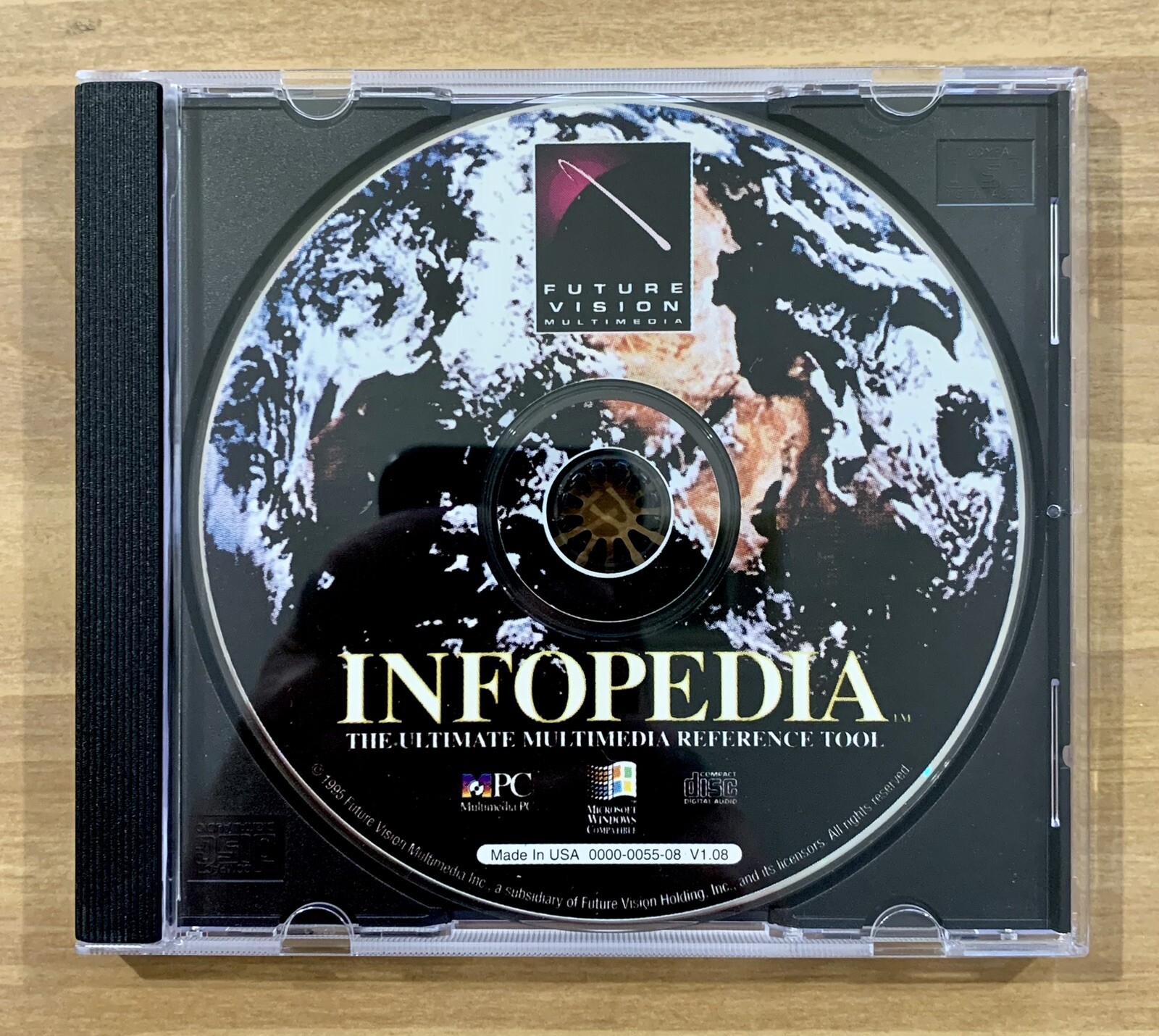CD-ROM ~ Infopedia ~ E ~ Future Vision ~ 1995 ~ !L🔵🔵K!