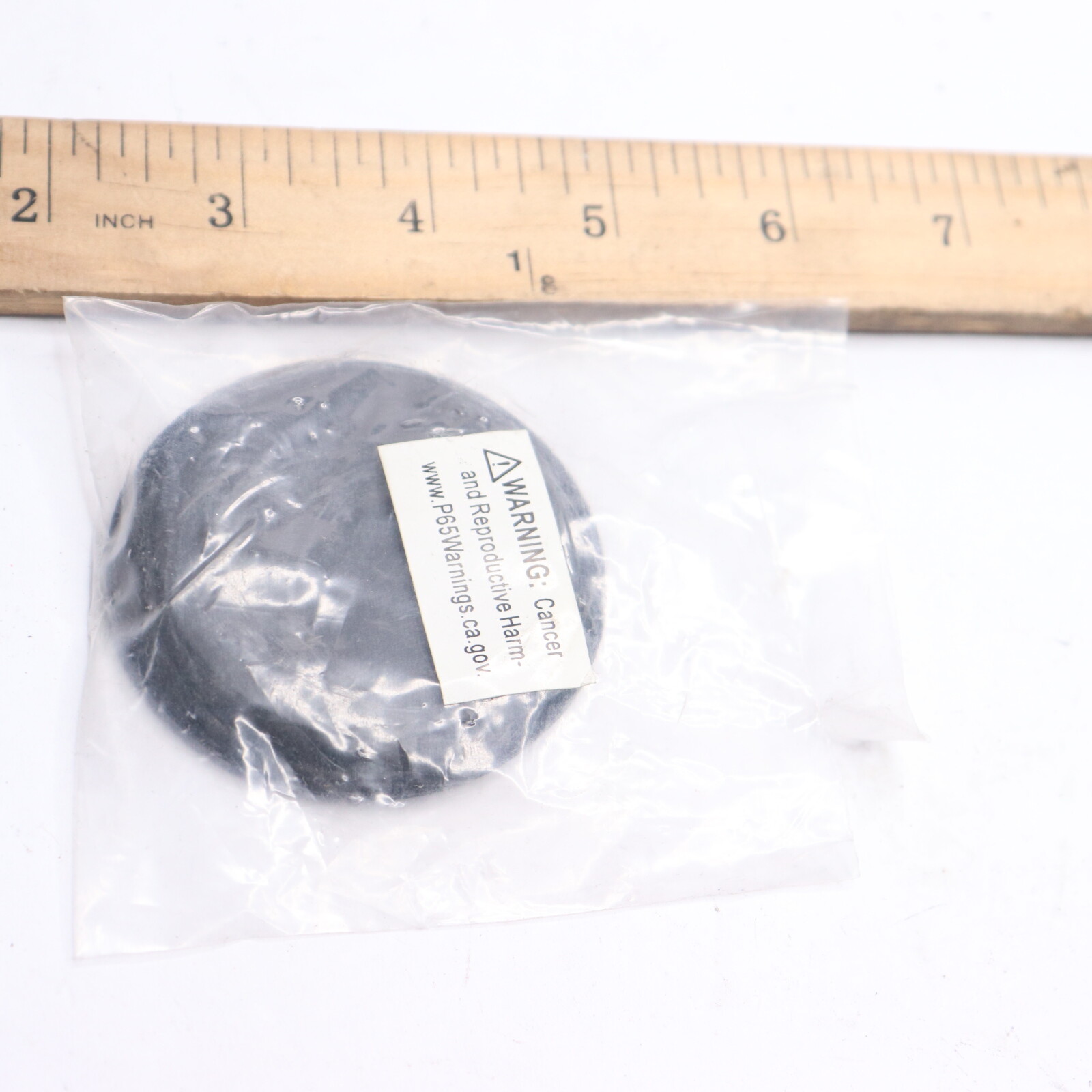 Round Flush Pull in Paint Black 2-1/8" Diameter FP221RU19