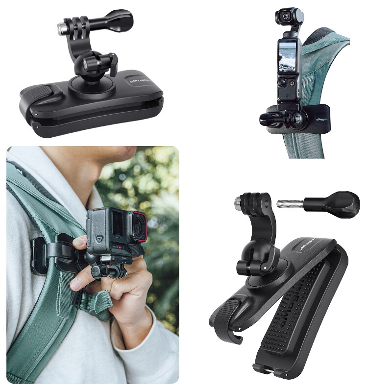 Camera Fixed Backpack Clip Quick Release For Insta360 X2/X3/X4/GO 3/ACE/ACE Pro
