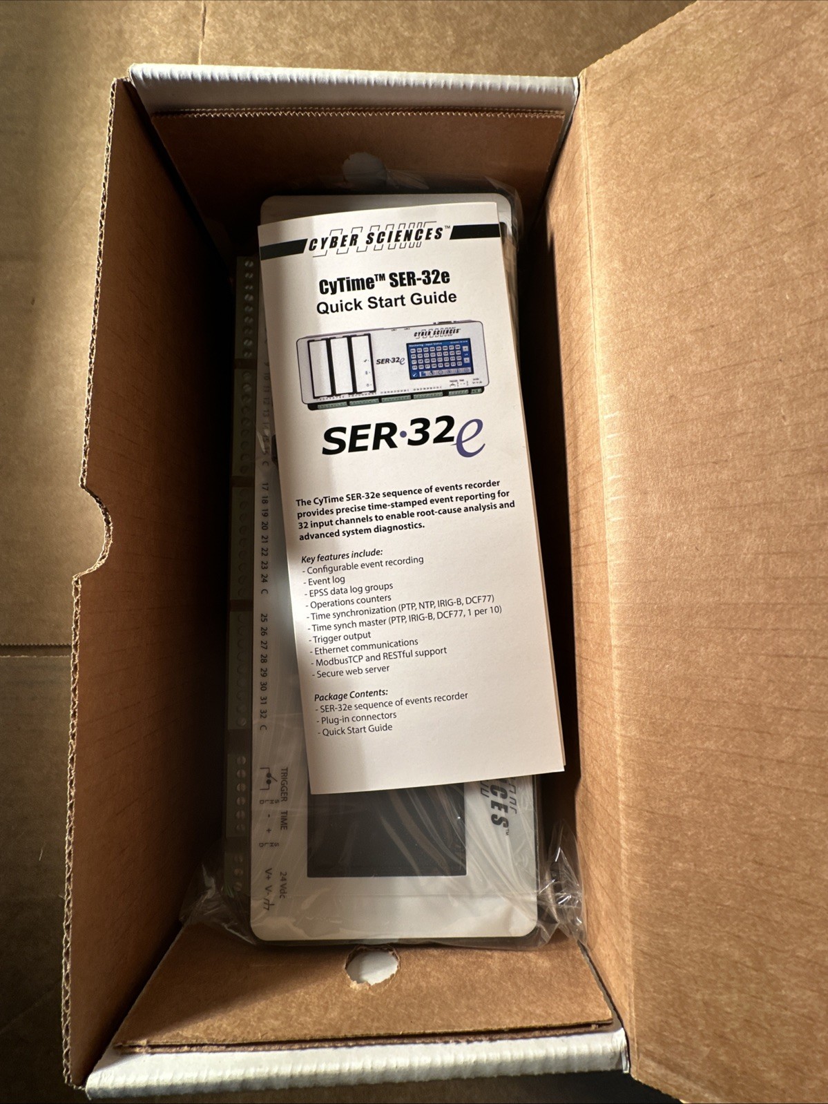 Cyber Sciences CyTime SER-32e