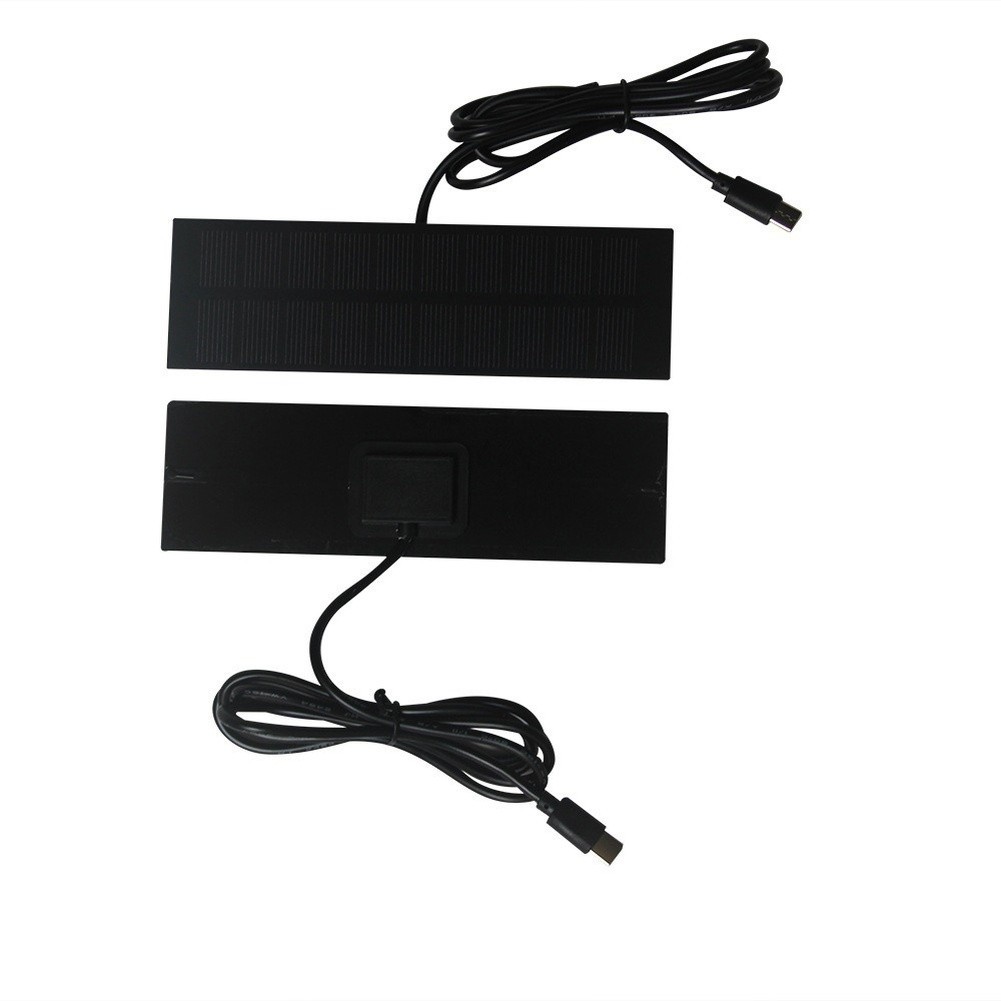 1W Solar Panel 5V USB-C Output Compact 148x45mm for Small Electronic Devices