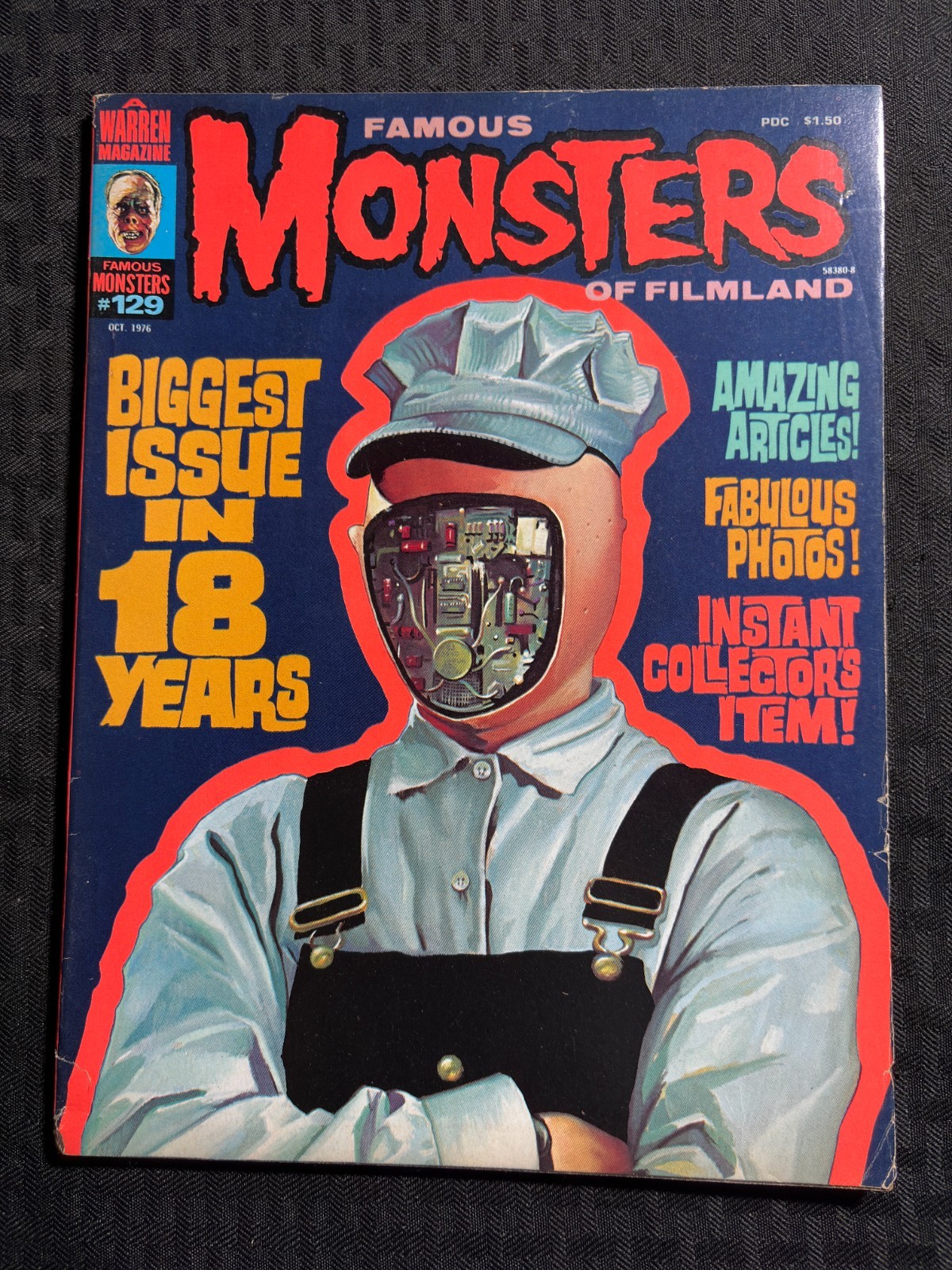 1976 FAMOUS MONSTERS Magazine #129 FN 6.0 Future World / Dracula Invades England