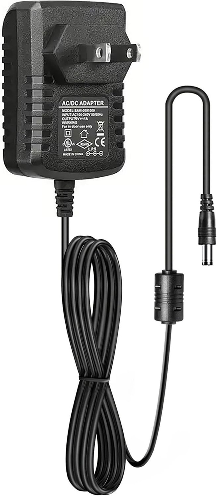 Guitar Pedal Power Supply Adapter 9V DC 1A(1000Ma) Tip Negative for Effect Pedal