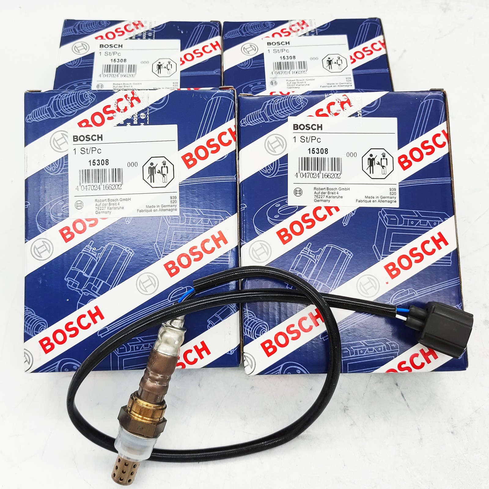 SET 4 BOSCH Oxygen Sensor for 04-18 Grand Cherokee 3.6L 3.7L 4.7L 5.7L 6.4L
