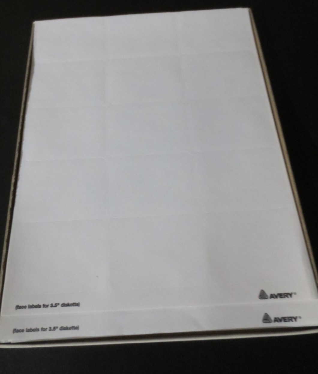 Avery Laser Diskette Labels Removable for 3.5 Diskettes