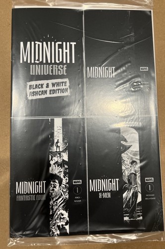 MARVEL MIDNIGHT UNIVERSE BLACK AND WHITE ASHCAN SDCC 2026 X-MEN SPIDER-MAN