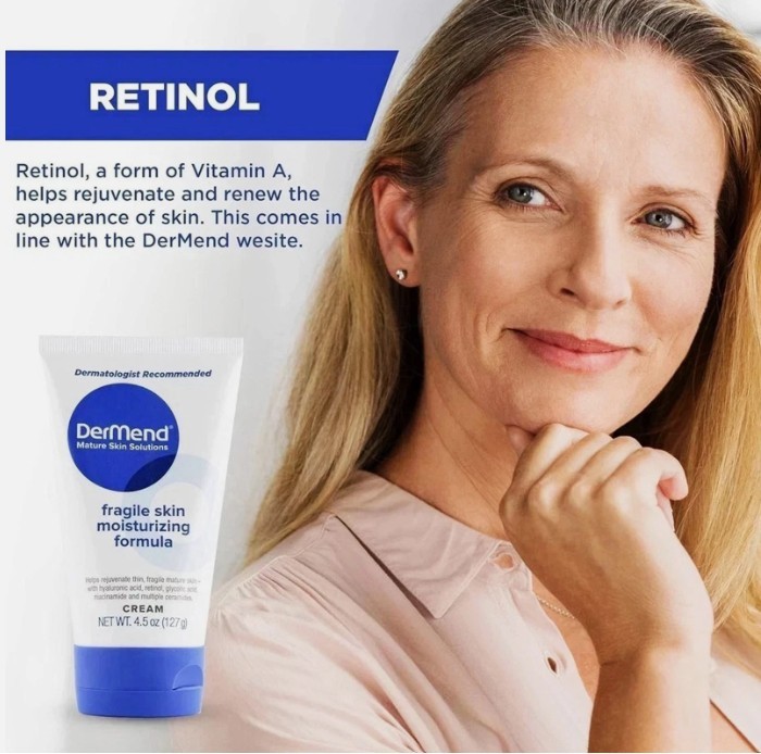 DerMend Fragile Skin Moisturizing Formula Cream 4.5 oz – Single Pack
