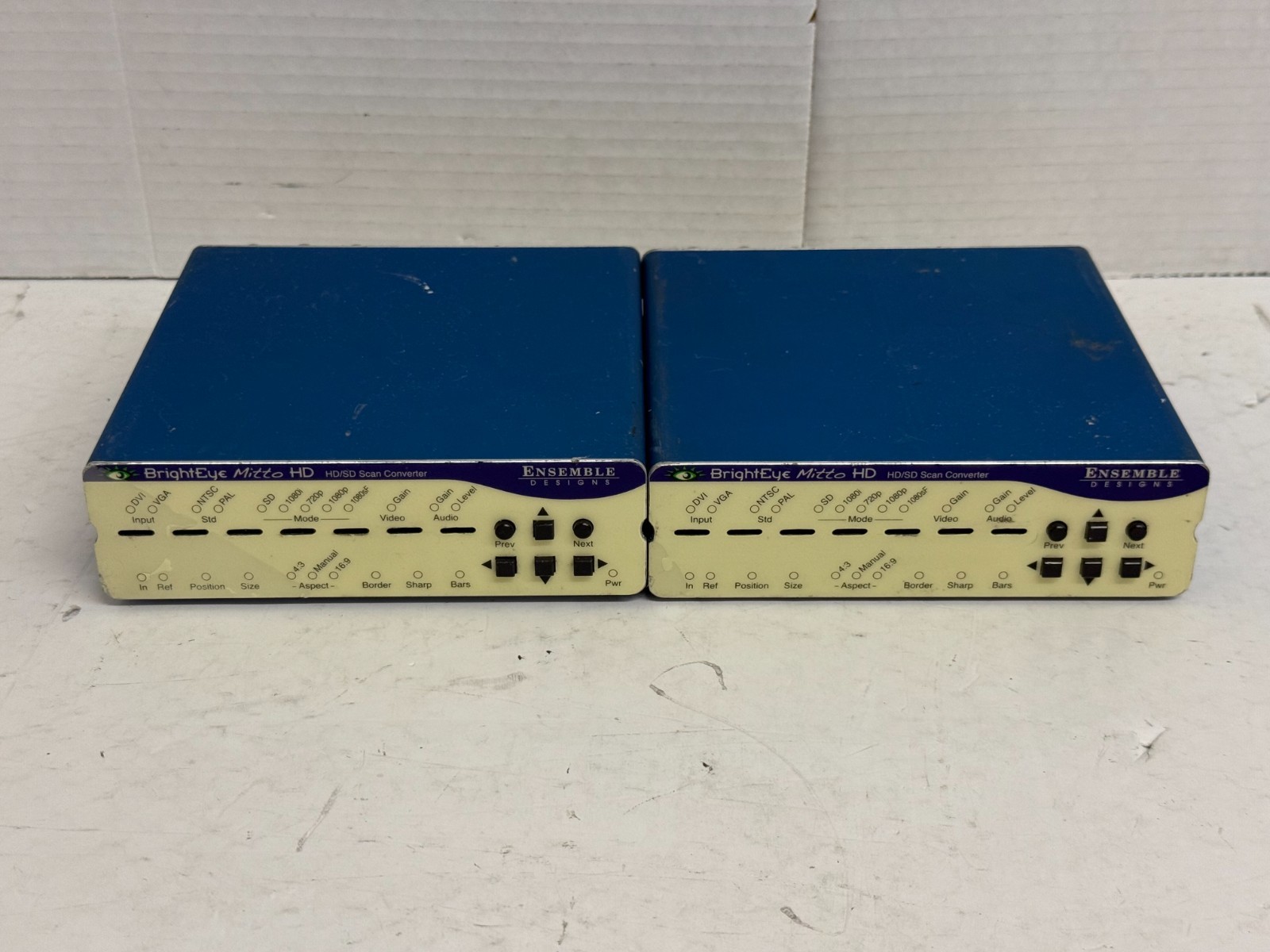 Ensemble Designs BrightEye Mitto 3G/HD/SD Scan Converter - Parts Only - Lot of 2