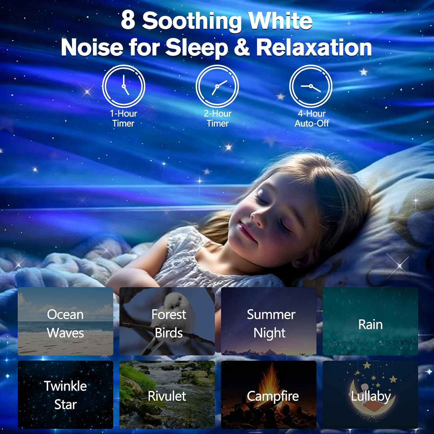 Northern Galaxy Light Aurora Projector, Star Projector with 33 Light Effects, St