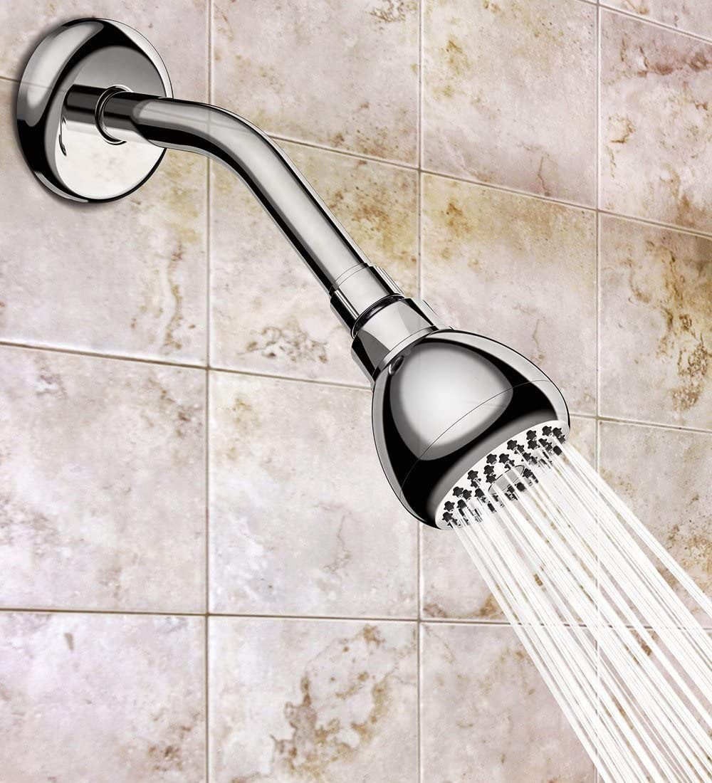 High Pressure Shower Head, 3 Inch Showerhead2. 1 Silver