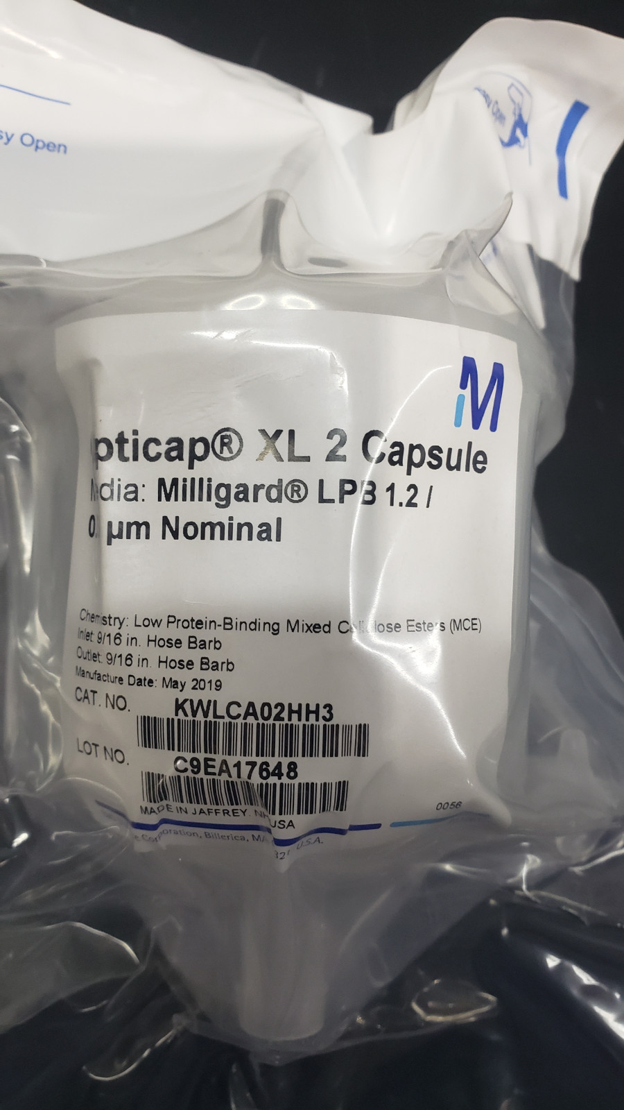 Millipore KWLCA02HH3 Opticap XL 2 Capsule 1.2/0.5 µm (Lot of 3)