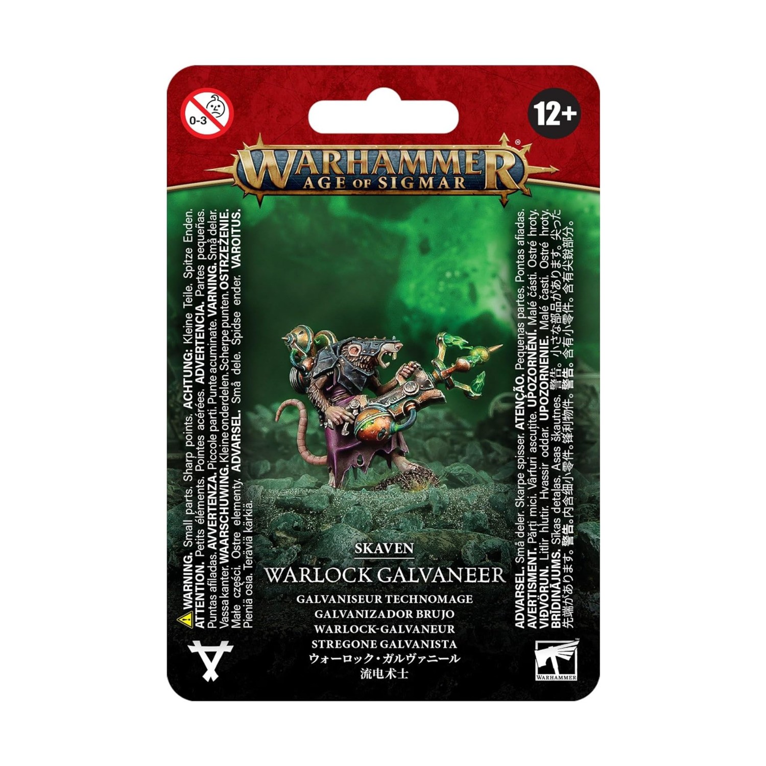 GW Age of Sigmar Skaven Warlock Galvaneer Pack New