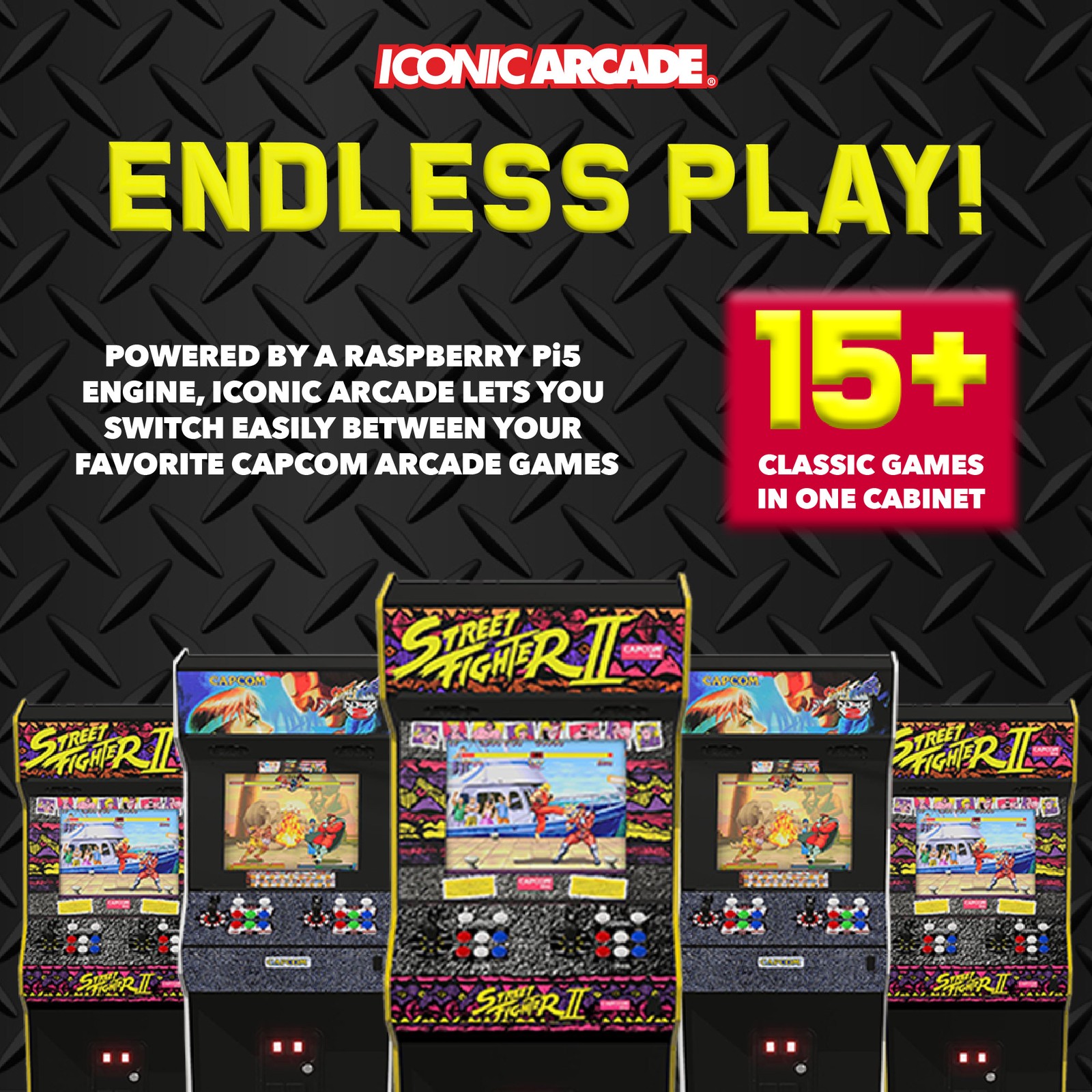 Iconic Arcade Street Fighter Alpha 2 XT Arcade Machine
