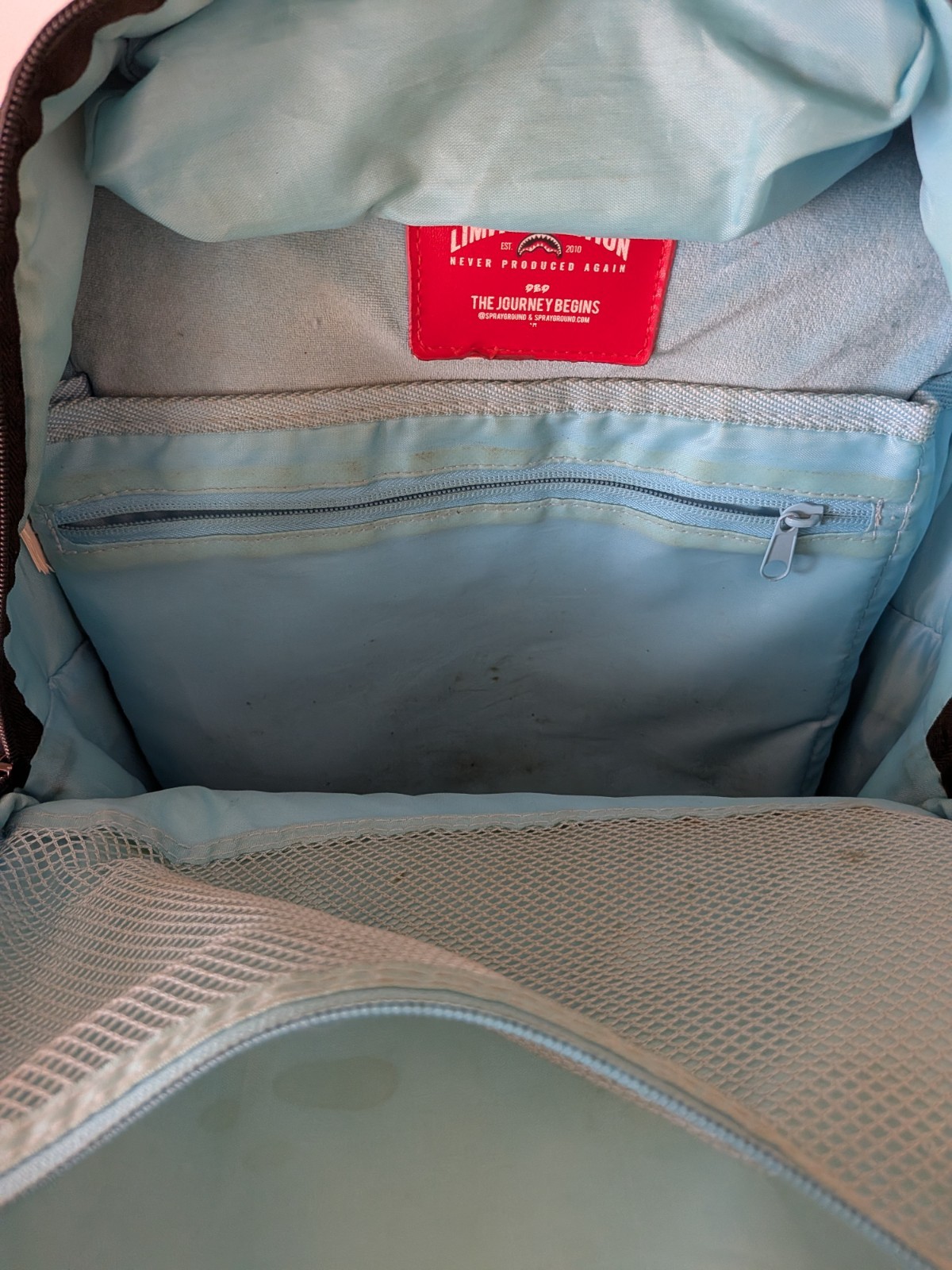 Sprayground Java Shark Jazz Cup Backpack 2018 Release Limited Edition Flawed