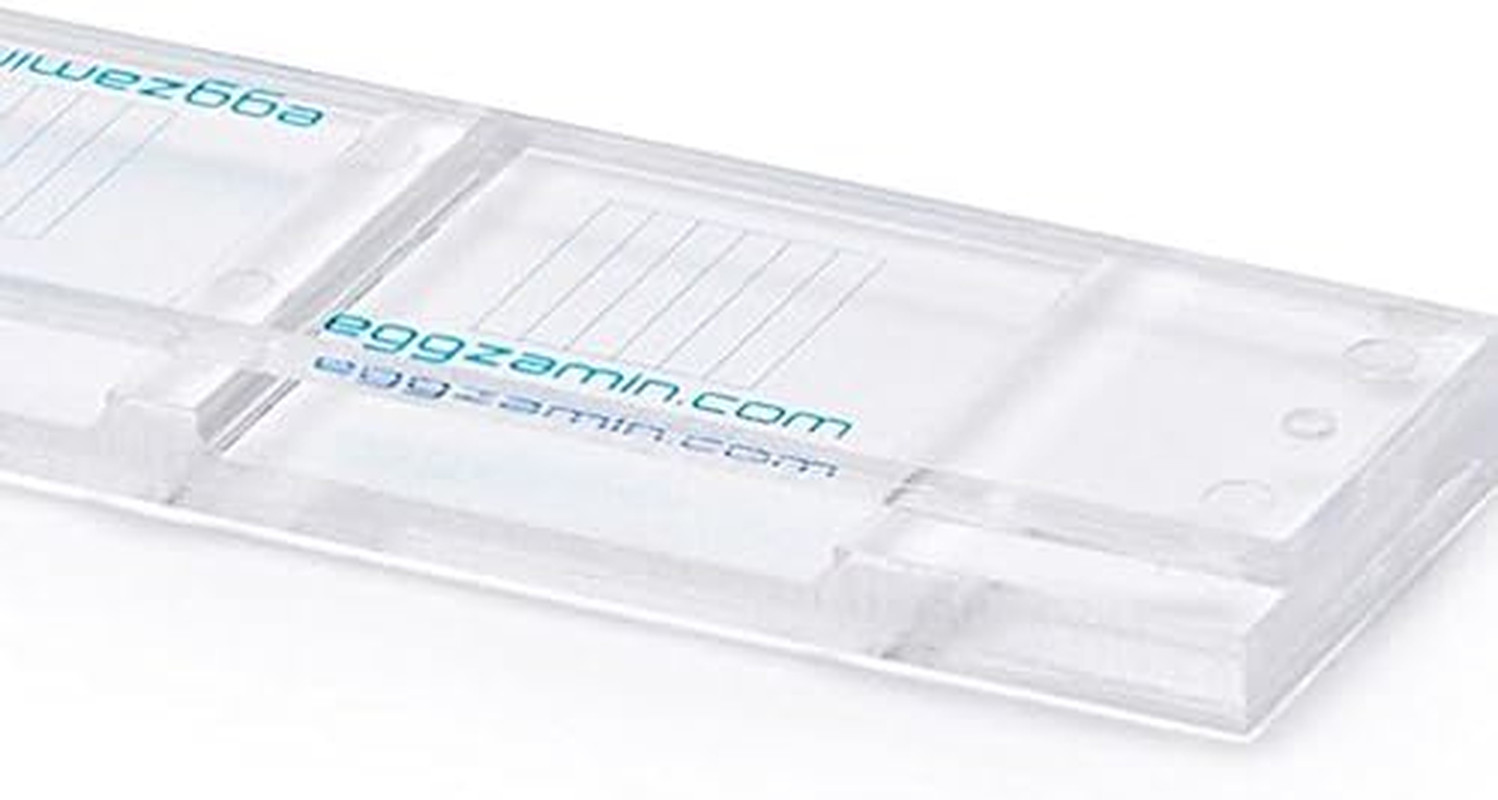 Mcmaster Method Microscope Slide for Fecal Egg Counts (FEC), Double Chamber Coun