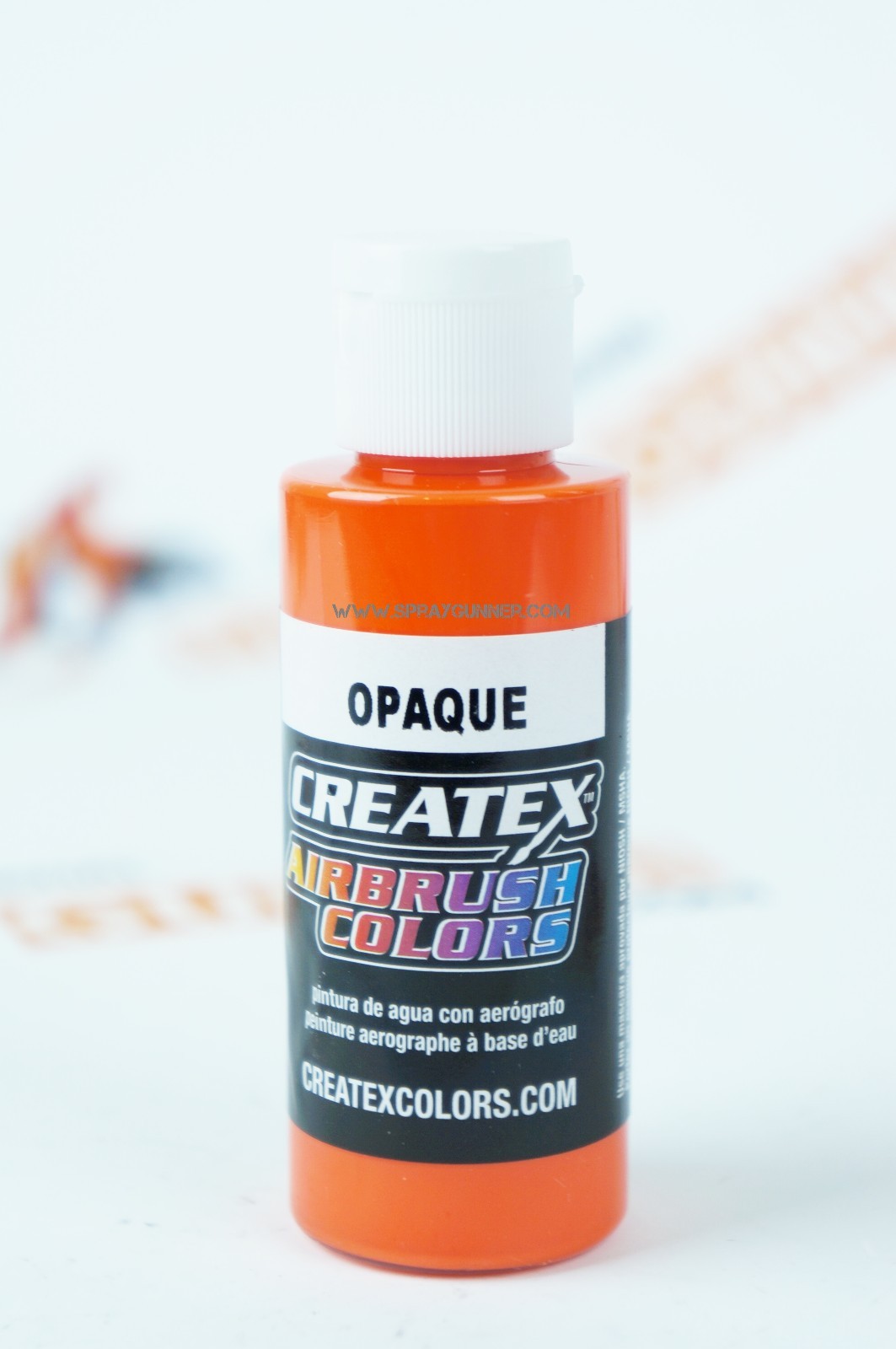 Createx Airbrush Colors 5208 Opaque Coral 2oz. water-based airbrushing paint