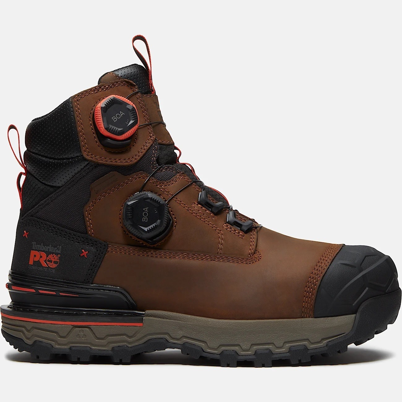Timberland Pro Boondock Ultralight BOA Waterproof CT Brown 6 Inch Boot TB0A5NEW