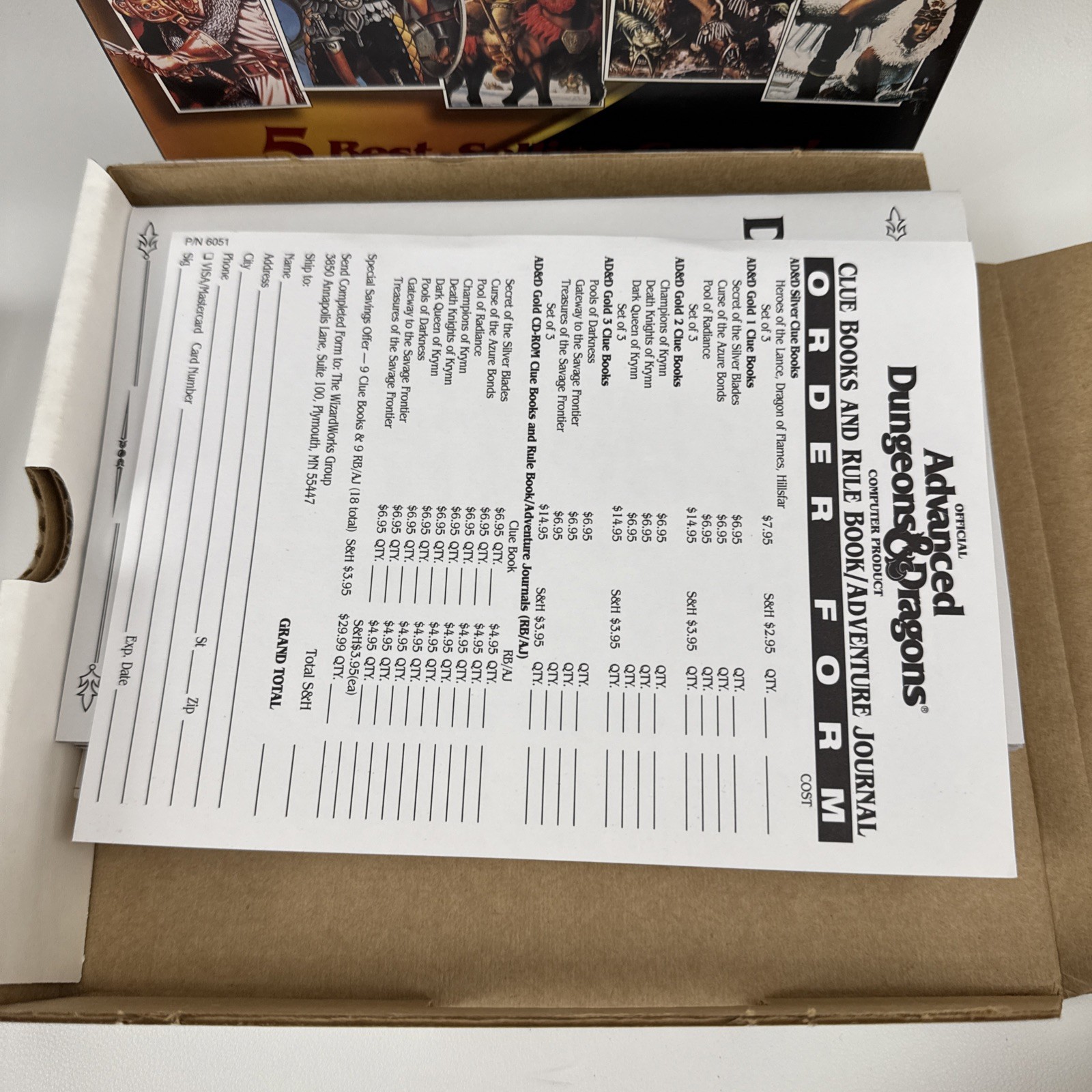 Advanced Dungeons & Dragons Collectors Edition Macintosh Mac Computer 5 Game D&D