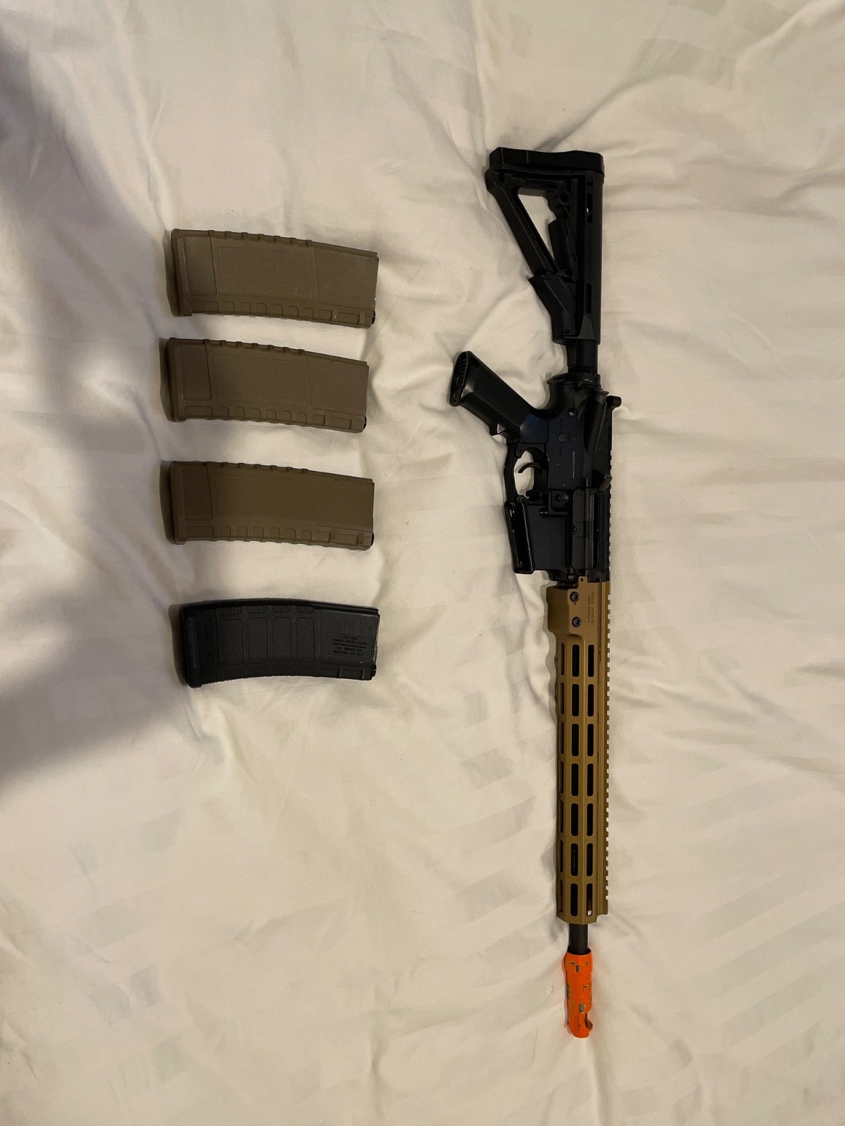 KWA SR10 W/ Geissele Handguard and CTR Stock