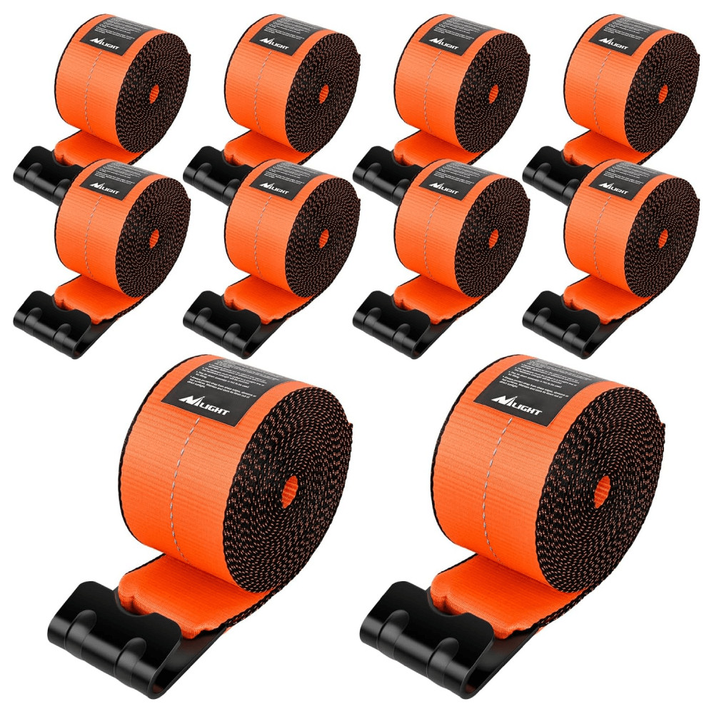 Nilight 4in ?? 30in Orange Truck Straps 10 Packs