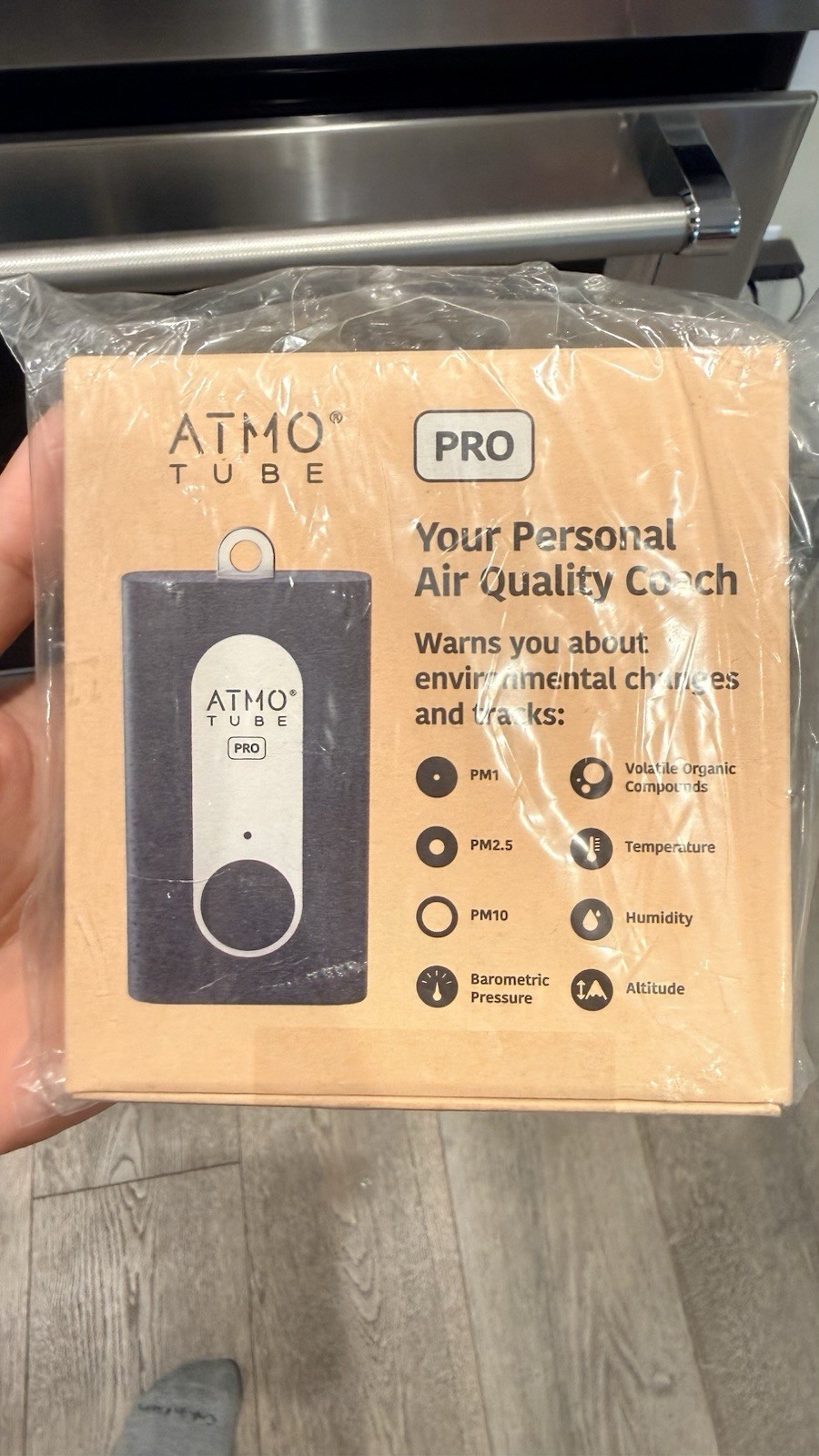 🚀ATMO TUBE Pro Portable Air Quality Monitor Sealed Planetwatch Crypto Miner
